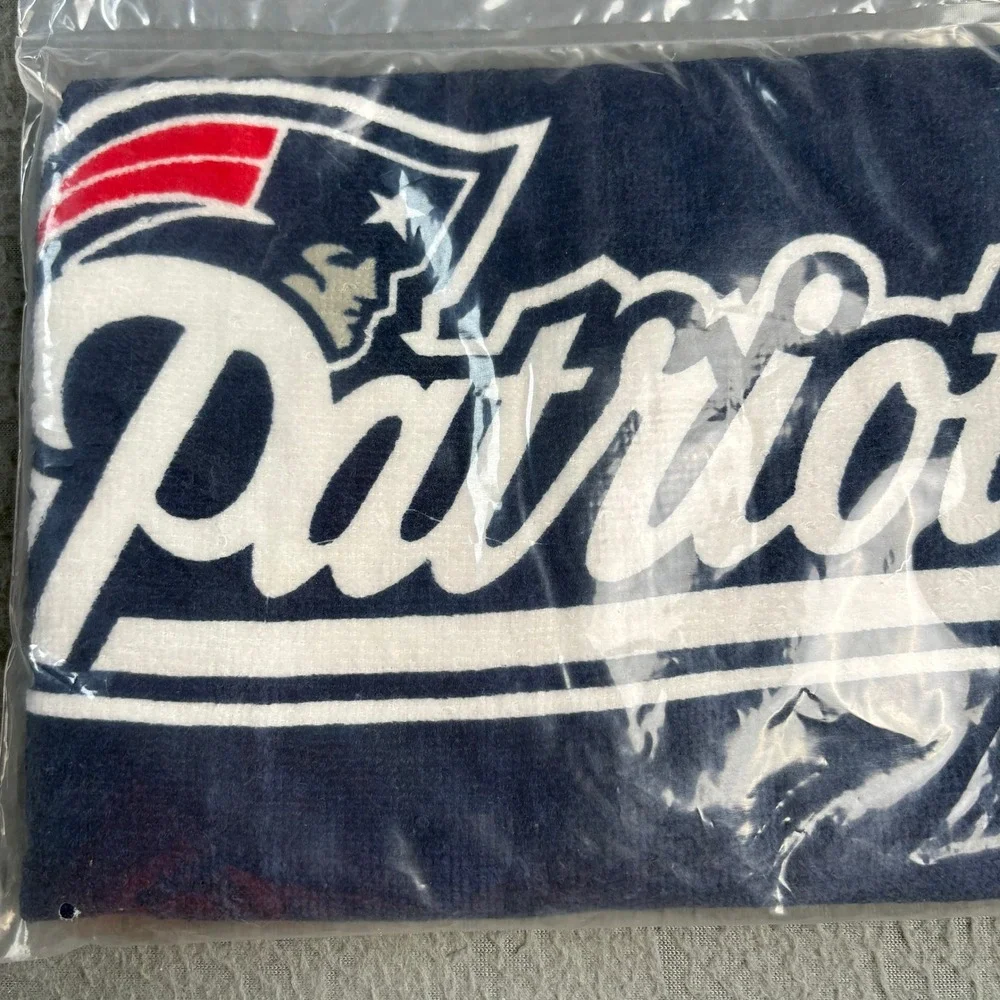 NFL New England Patriots Bowling Towel KR Strikeforce Cotton Navy Blue Logo